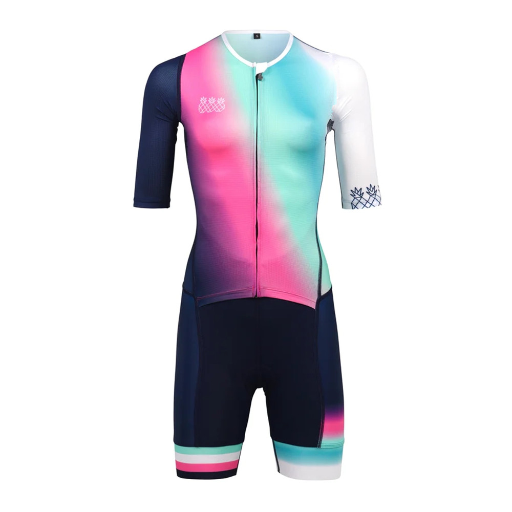 Cycling Gear Girls - Setelan pakaian Triathlon wanita, musim panas