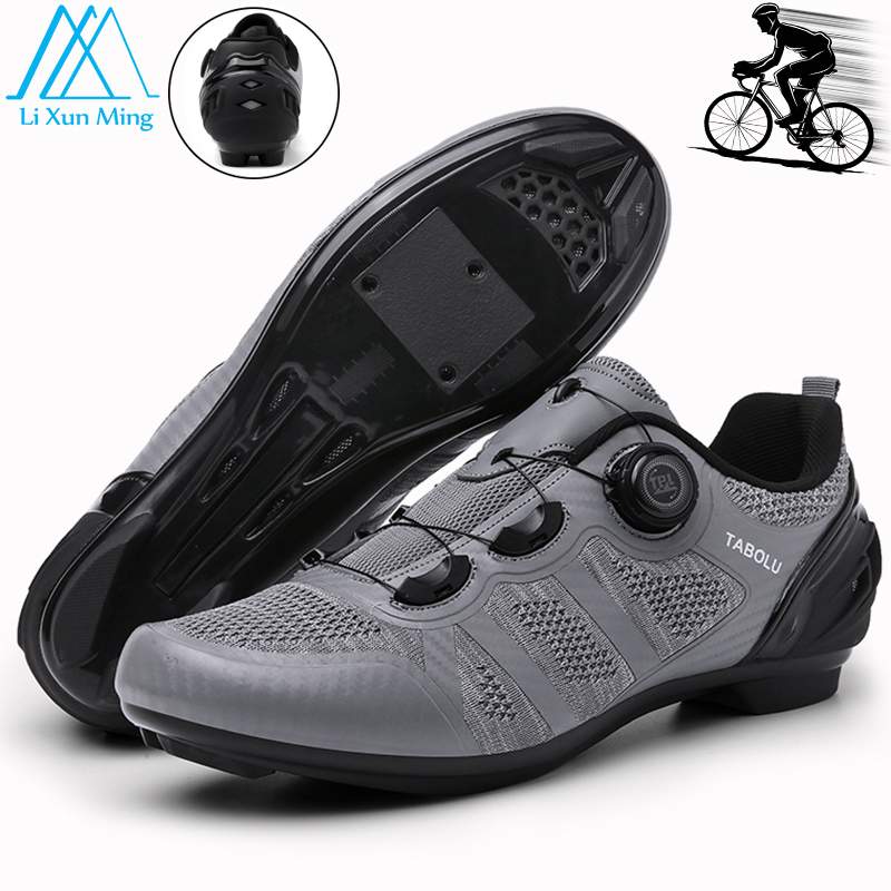 Road Bike Cleats - Sneaker bersepeda dengan cleat pria, sepatu
