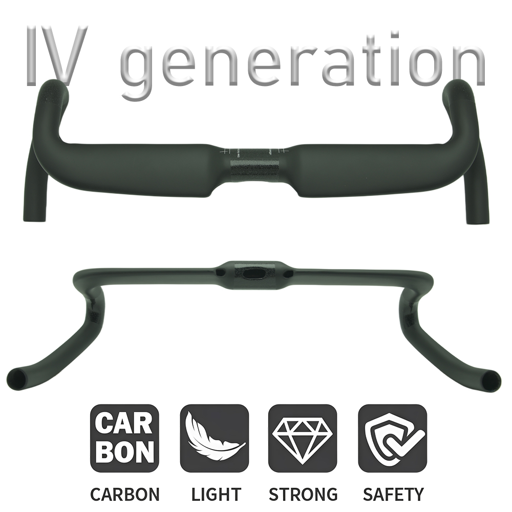 Cycling Gear Gravel - Setang Sepeda Balap T1000 Serat Karbon