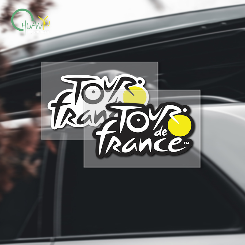 Cyclo Gear - Stiker logo Tour de France untuk