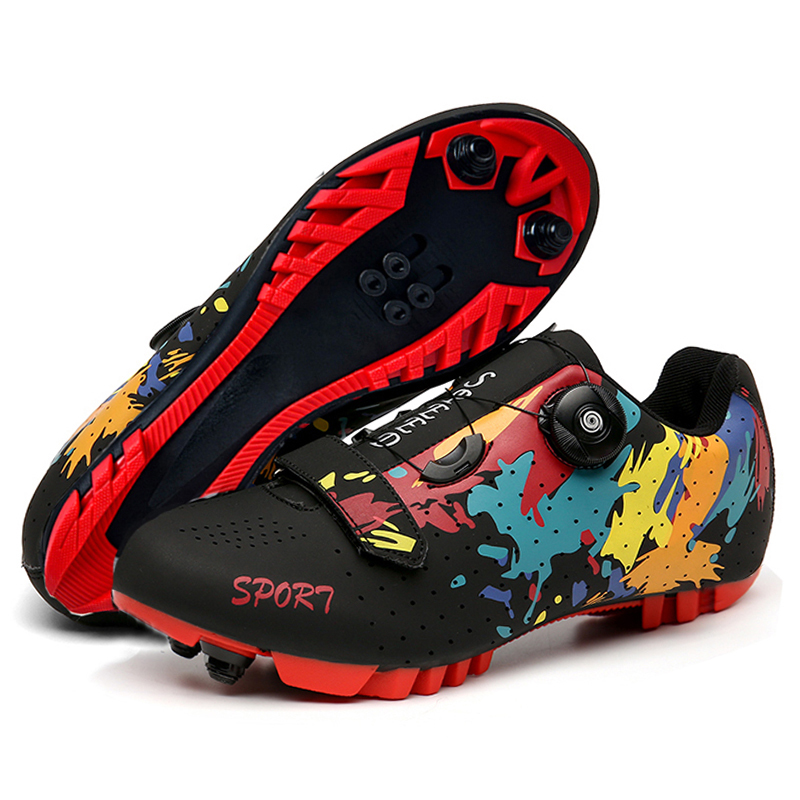 Clipless Mtb Shoes - Sepatu bersepeda MTB pria wanita, alas