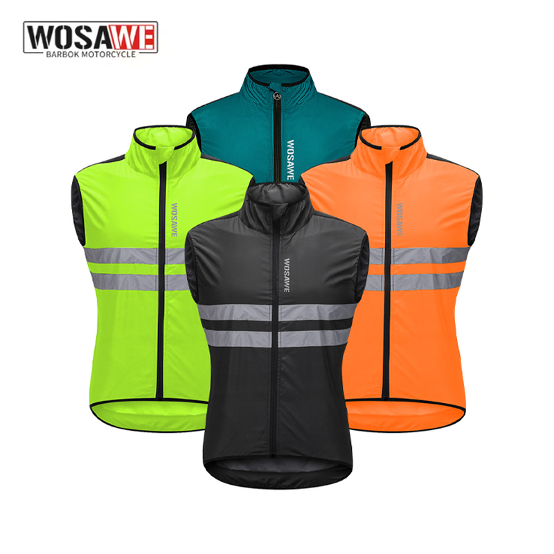 Cycling Gear Vest - WOSAWE Rompi Bersepeda Pria Ringan, Dapat