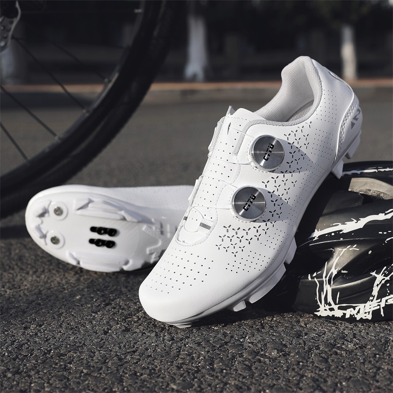 Road Bike Cleats - Sepatu Sepeda MTB Pria, Sepatu Cleat,