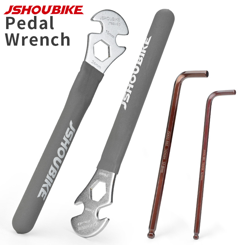 Mtb Pedals - JSHOUBIKE 6/8/15Mm Kunci Pas Pedal Sepeda