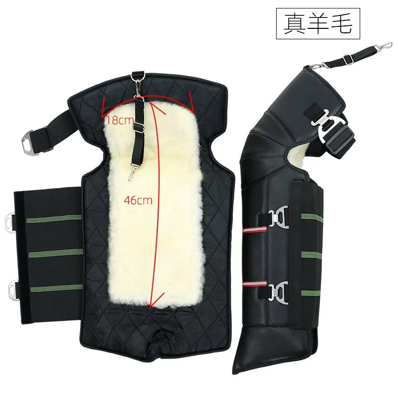 Cycling Gear To Keep You Warm - Pelindung lutut sepeda motor berbahan wol
