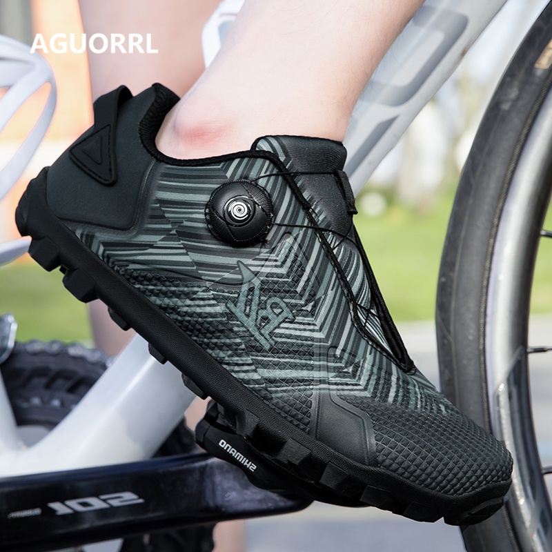 Clipless Mtb Shoes - Sepatu Sepeda Profesional Road Lock Tanpa