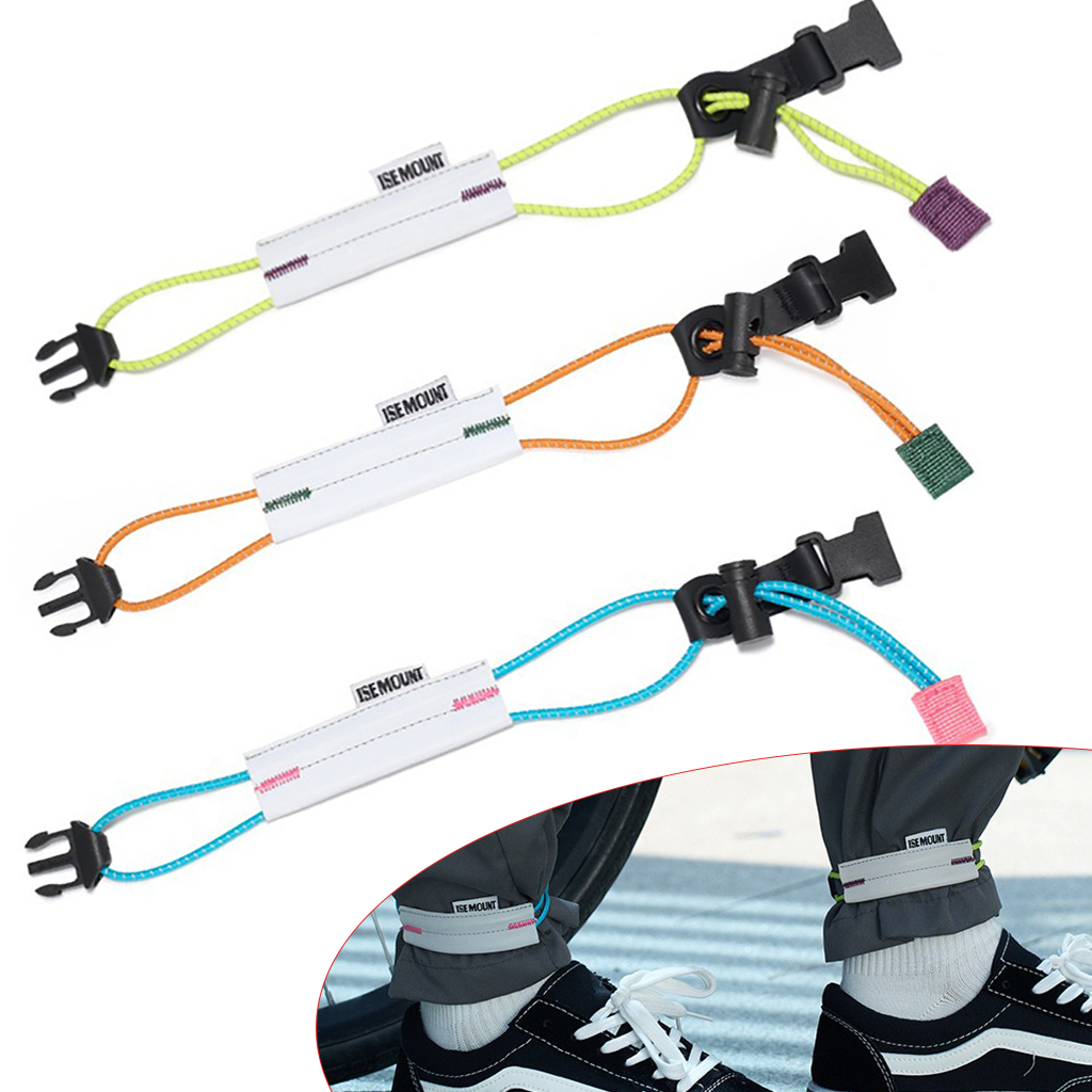 Cycling Gear Usa - Tali Celana Bersepeda Reflektif, Tali Klip