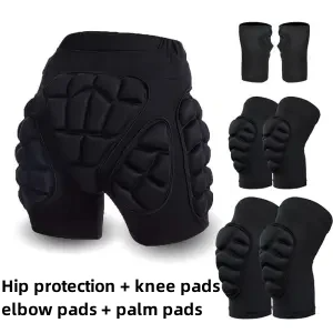 Cycling Gear Pants - Celana Pelindung Pinggul Ski Anak-anak, Perlengkapan