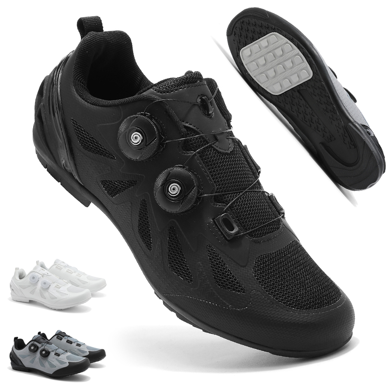 Road Bike Cleats - Sepatu Sepeda Gunung Tanpa Kunci untuk