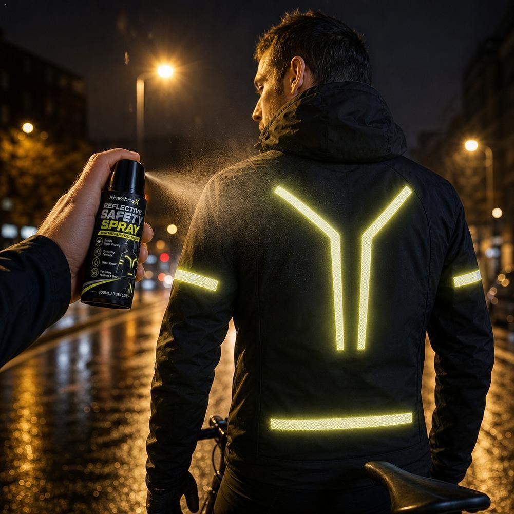 Cycling High Gear - Semprotan Reflektif Keselamatan Malam, Cat Pelapis