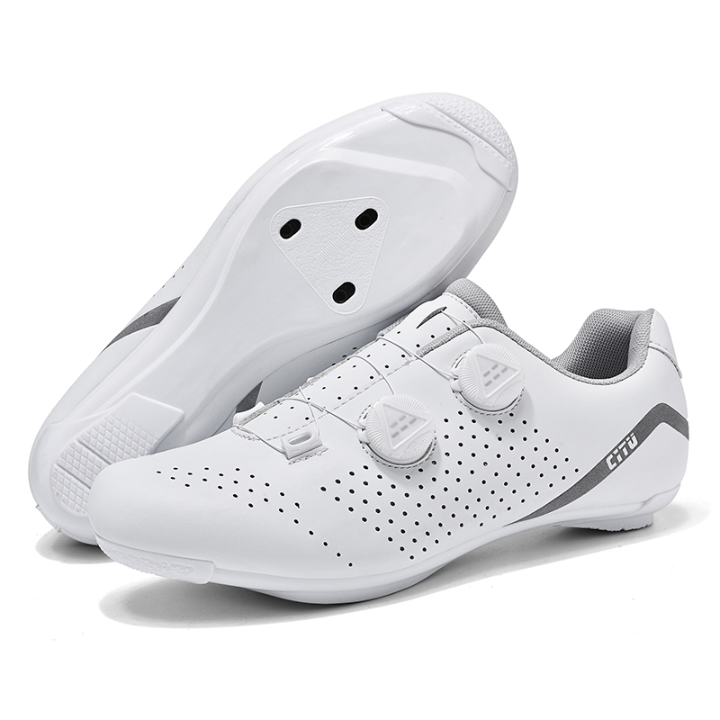Road Bike Cleats - Sepatu Bersepeda Profesional Pria SPD Sepatu