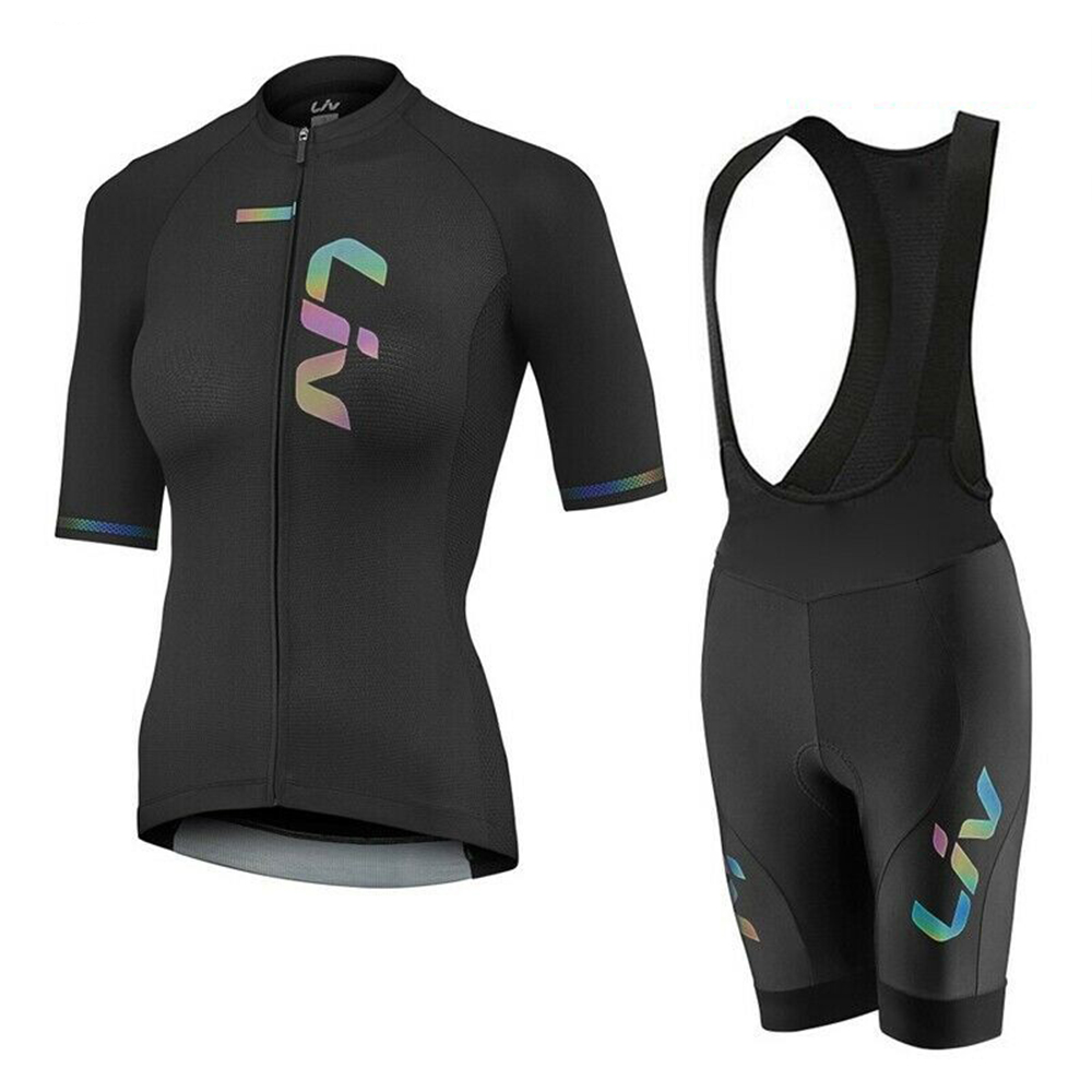 Cycling Gear Ladies - LIV setelan Jersey celana pendek bersepeda
