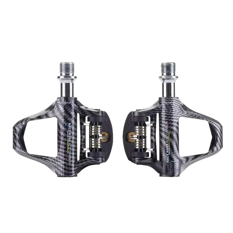 Mtb Pedals - Pedal Serat Karbon Ringan dengan Kunci