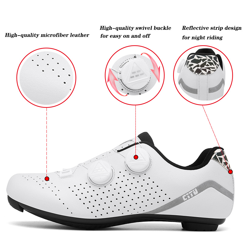 Sepatu Bersepeda Kecepatan Tin - Road Bike Cleats ulasan dan harga