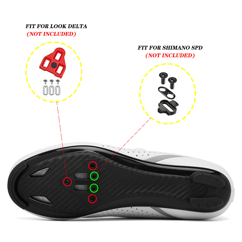 Sepatu Bersepeda Kecepatan Tin - Road Bike Cleats ulasan dan harga