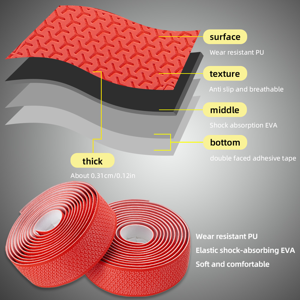 MOTSUV Pita Stang Sepeda Jalan - Bike Handlebar Tape ulasan dan harga