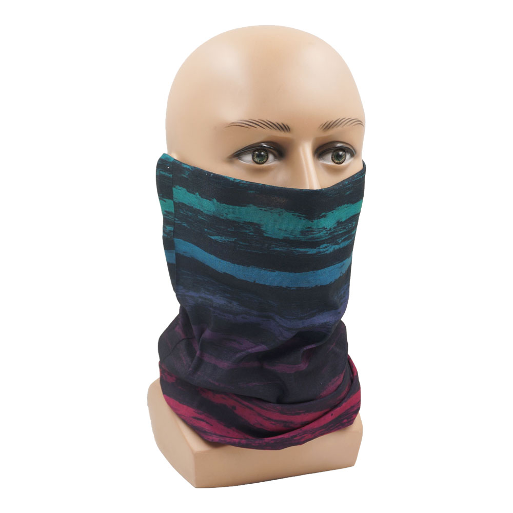 Bandana pola garis ikat leher, - Cycling Gear Women ulasan dan harga