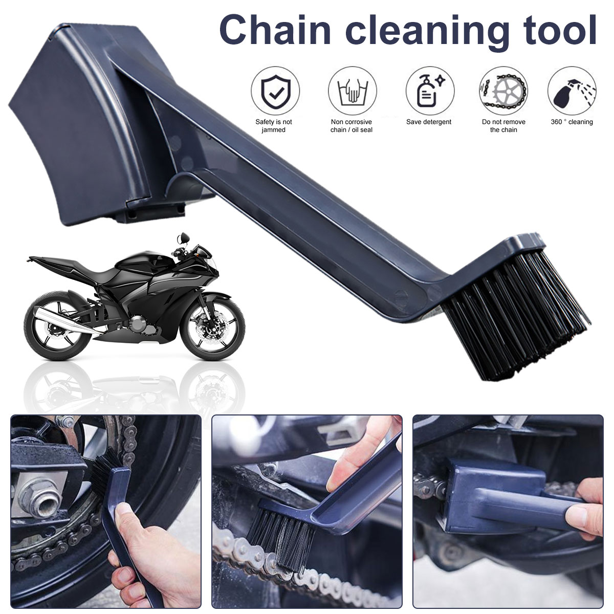 Sikat pembersih rantai sepeda  - Cyclo Gear ulasan dan harga