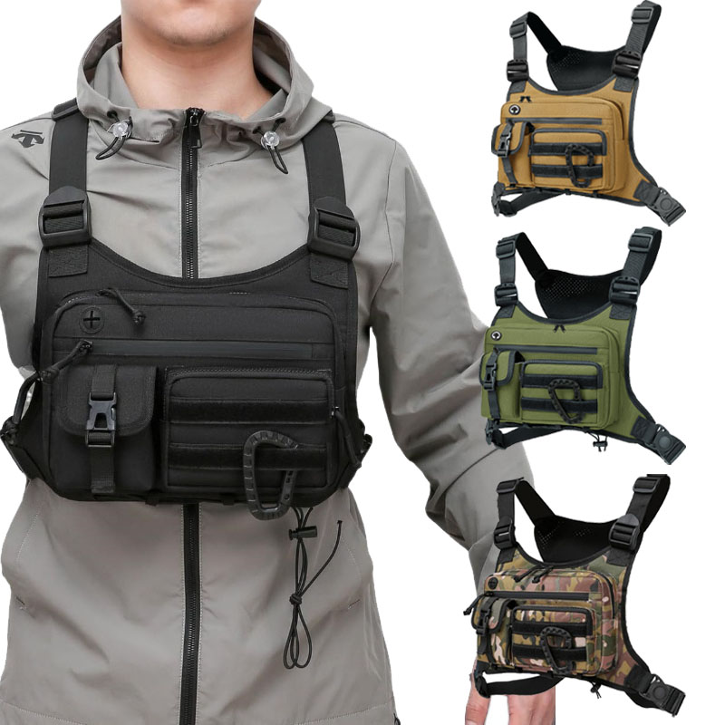 Tas Dada Taktis Pria Vest EDC  - Cycling Gear Vest ulasan dan harga