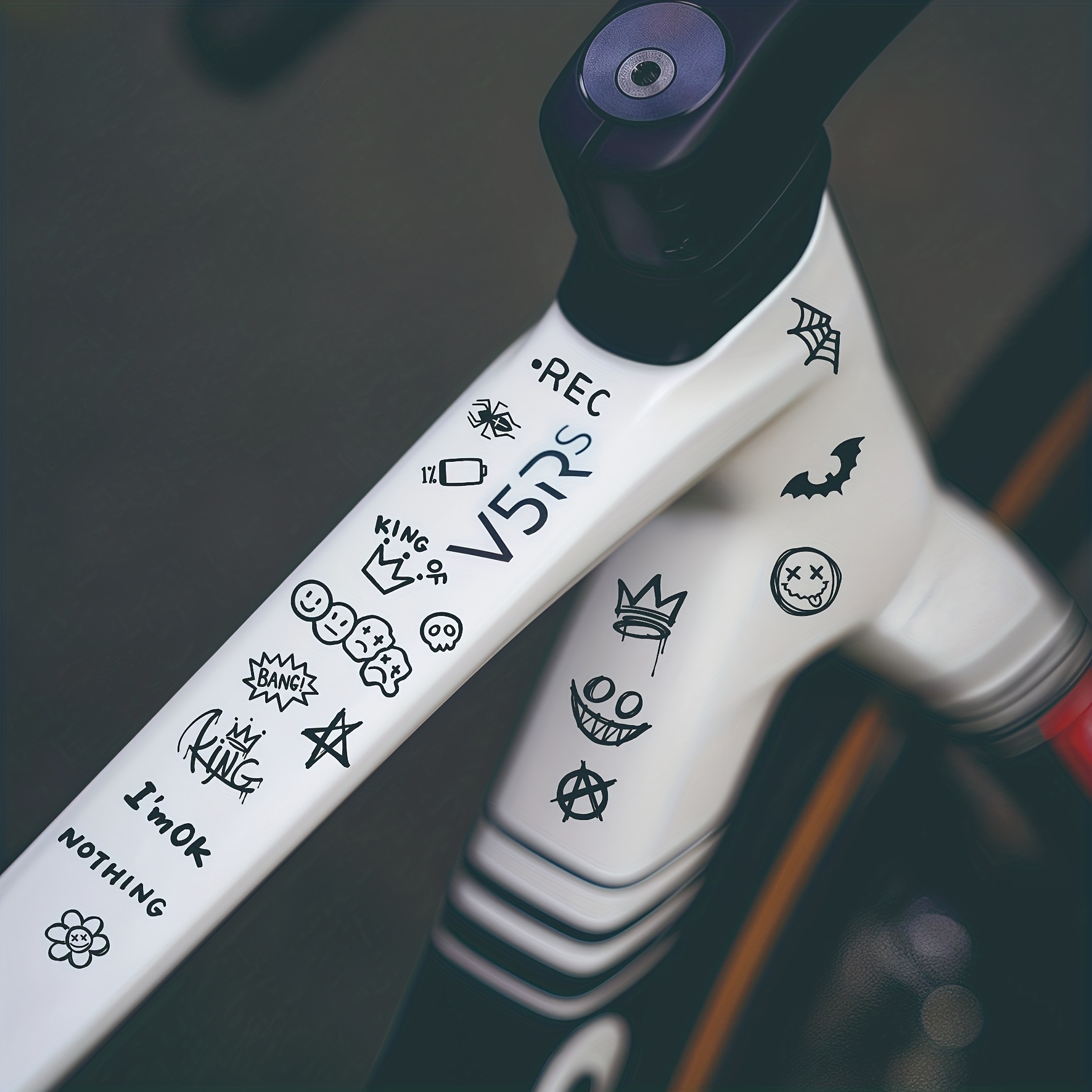 1set Stiker Rak Sepeda Dekoras - Cycling Gear Organizer Bag ulasan dan harga